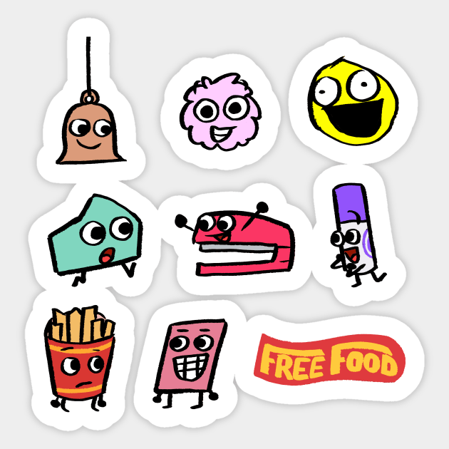 BFB FREE FOOD Pack Sticker by MsBonnie